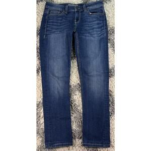 BKE Buckle Harper Women Jeans 27R Bootcut Stretch Distressed‎ Blue